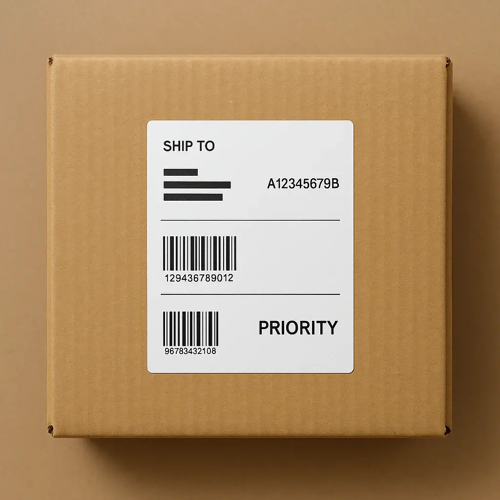 Labeling and Placing Shipping Labels on Boxes